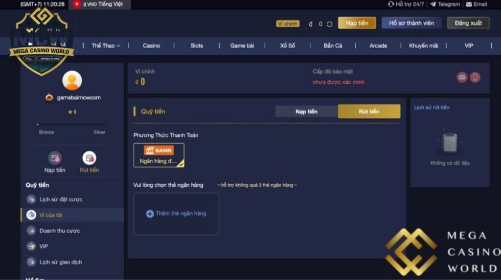 Tìm hiểu chi tiết về hệ thống giao dịch rút tiền tại MCW